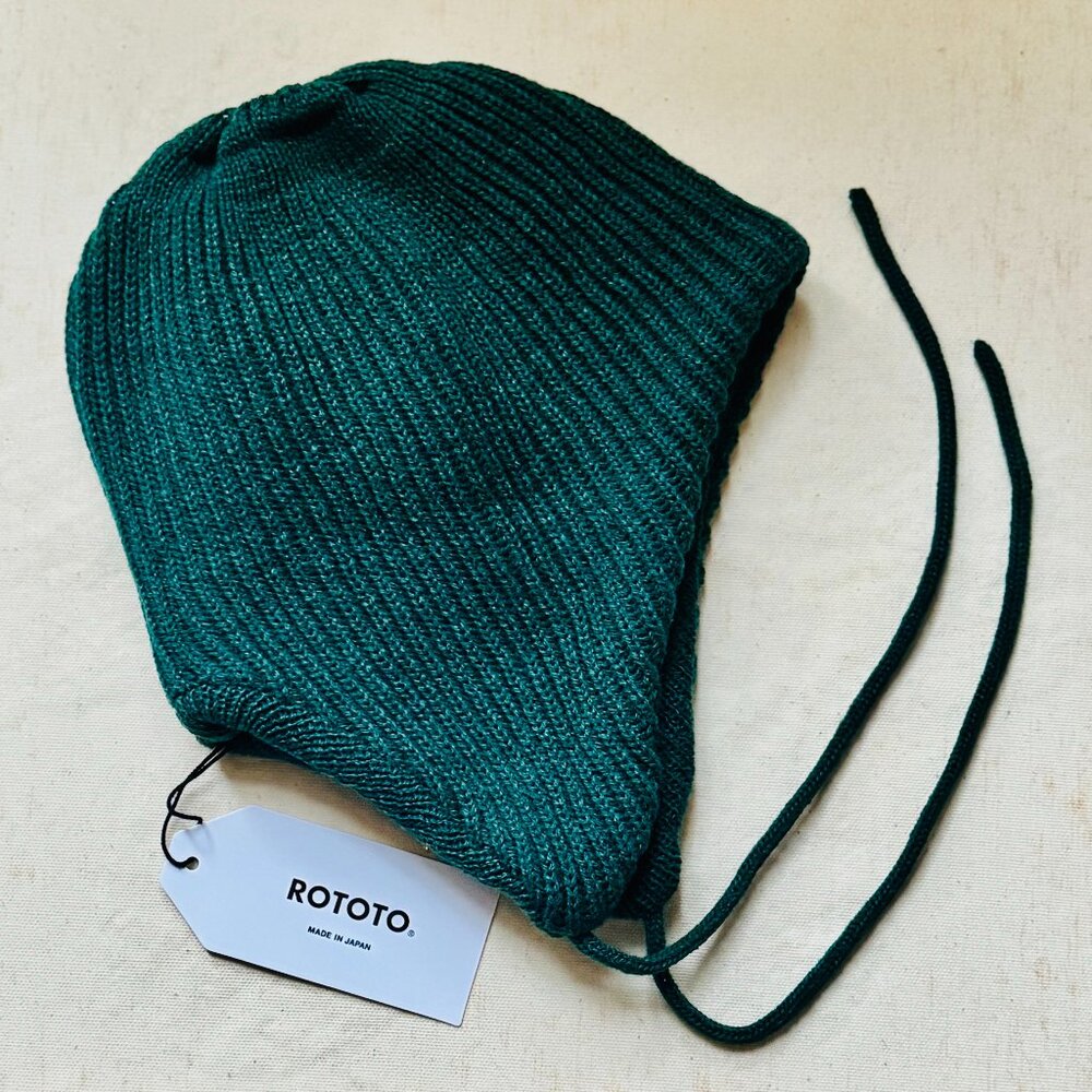 Cool Unisex Todd Snyder Rototo Ear Flap Wool-Blend Hat Green Teal
